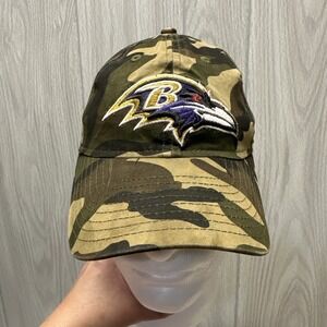 NFL Ravens Youth Camo Baltimore Ravens Camouflage Baseball Hat National Football